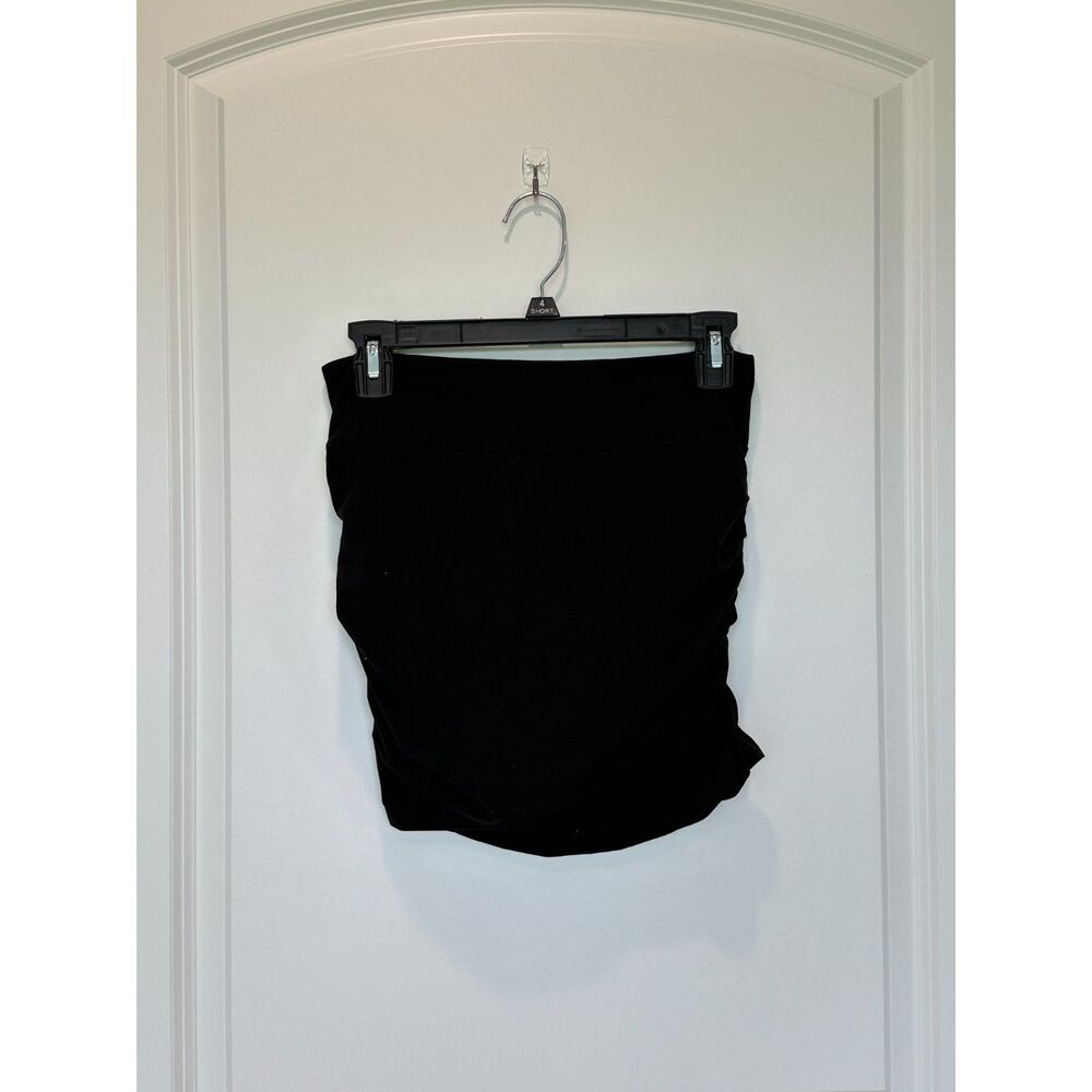 NWT Chaser Black Side Ruched Mini Skirt Size Small